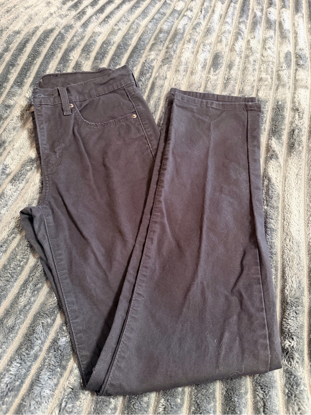 Levi's Straight Jeans in Black 27 x 32